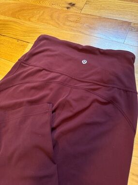 lululemon athletica Burgundy Leggings